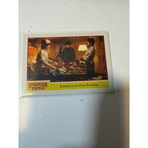 2018 Topps Stranger Things #35 card Energy For Our Travels mike dustin lucas